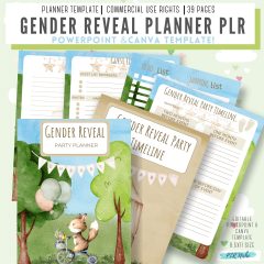 Gender Reveal Party Planner PLR