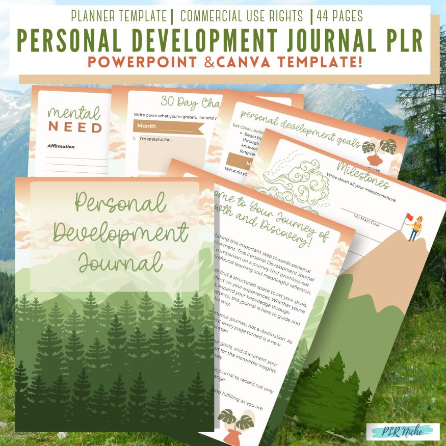 Personal Development Journal PLR PLRniche